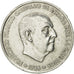 Coin, Spain, Caudillo and regent, 100 Pesetas, 1966 (67), AU(55-58), Silver