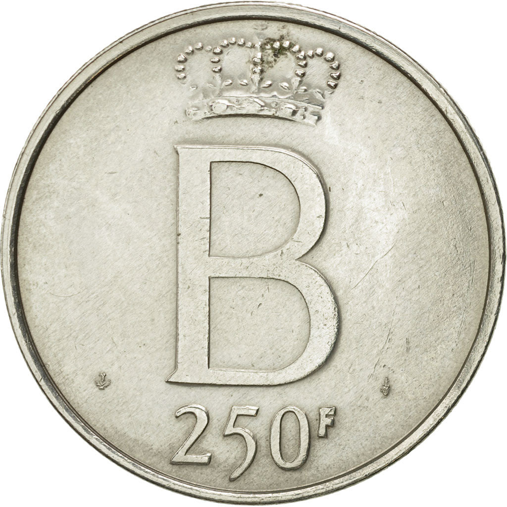 Coin, Belgium, 250 Francs, 250 Frank, 1976, Brussels, AU(55-58), Silver