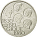 Belgium, 500 Francs, 500 Frank, 1980, Brussels, AU(55-58), Silver Clad,KM 161