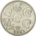 Belgium, 500 Francs, 500 Frank, 1980, Brussels, AU(55-58), Silver Clad,KM 162