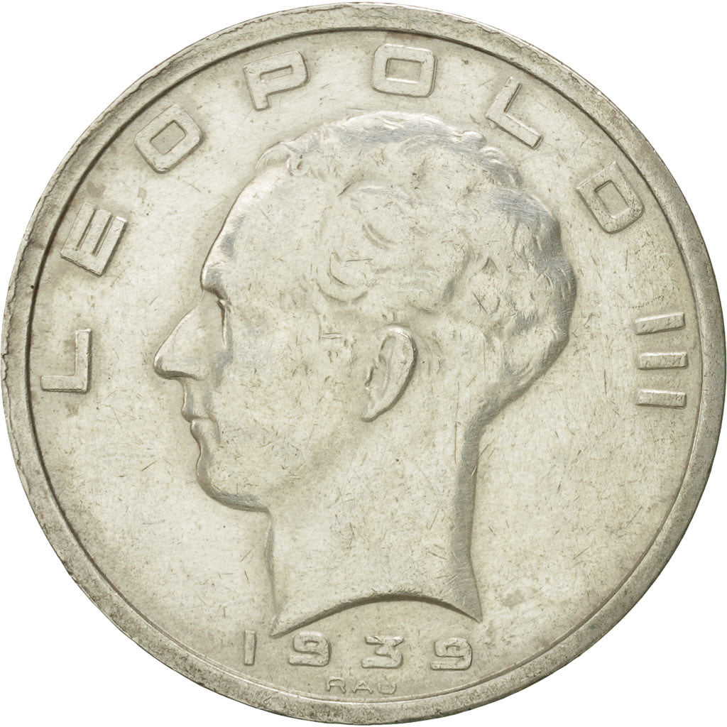 Monnaie, Belgique, 50 Francs, 50 Frank, 1939, TTB+, Argent, KM:121