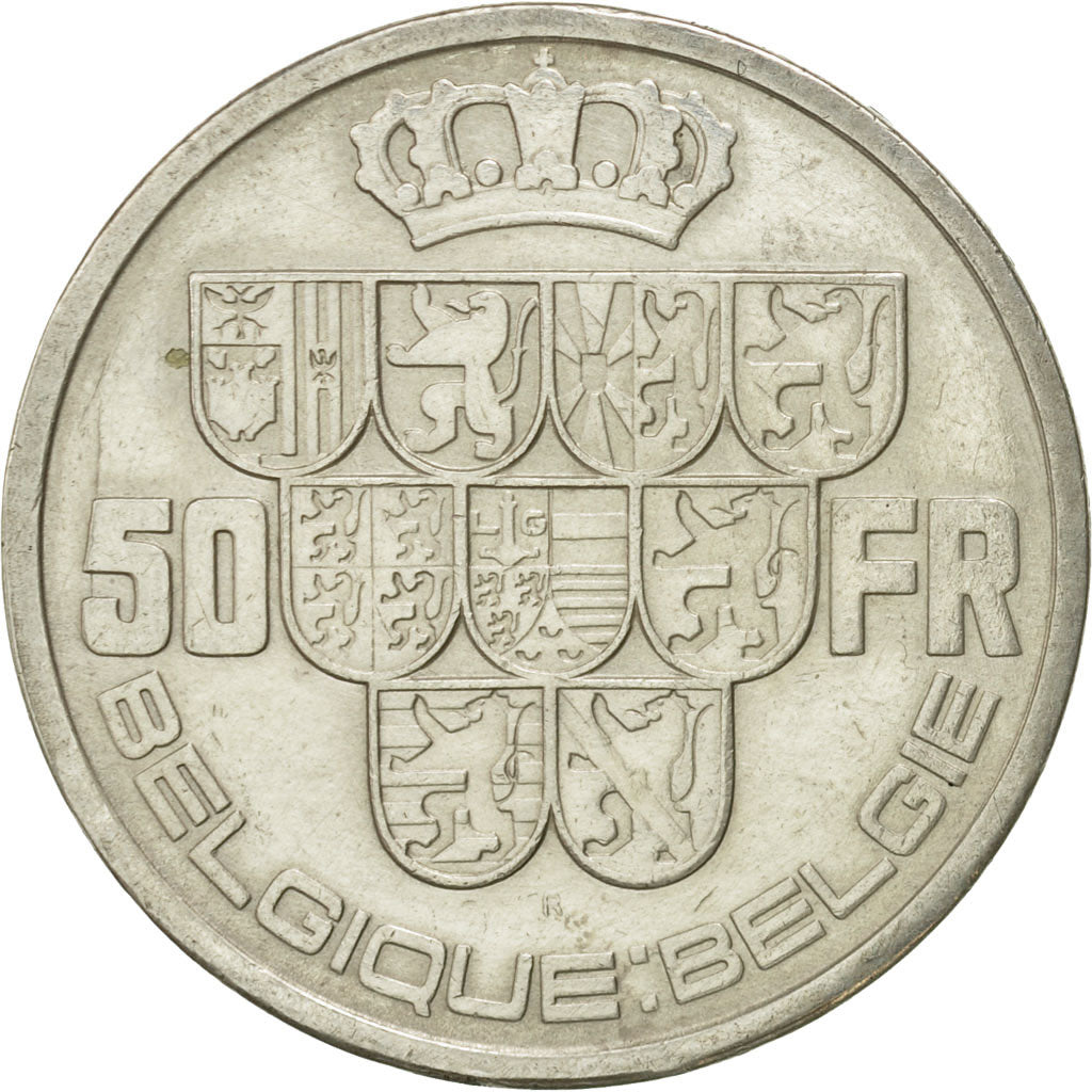 Monnaie, Belgique, 50 Francs, 50 Frank, 1939, TTB+, Argent, KM:121