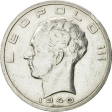 Moneta, Belgio, 50 Francs, 50 Frank, 1940, BB+, Argento, KM:122.1
