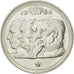 Belgium, 100 Francs, 100 Frank, 1954, EF(40-45), Silver, KM:138.1
