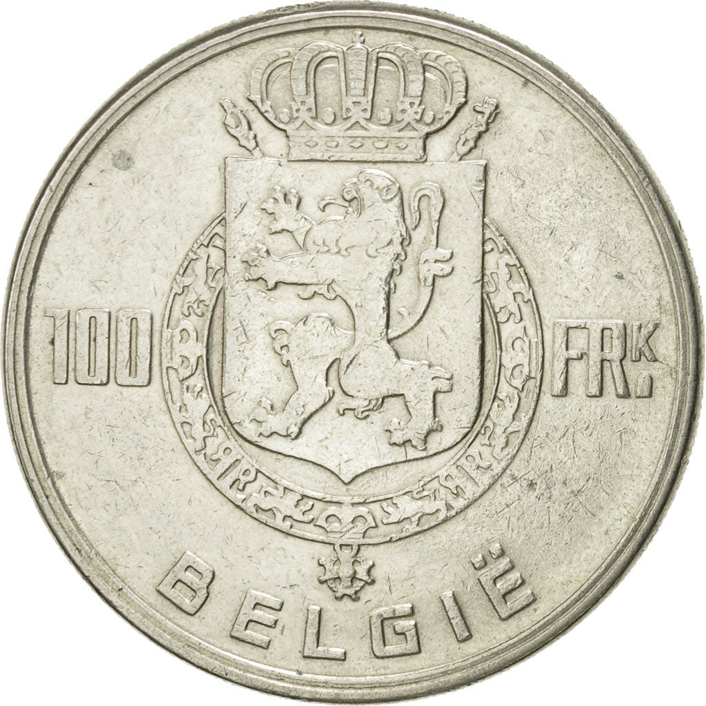 Coin, Belgium, 100 Francs, 100 Frank, 1951, EF(40-45), Silver, KM:139.1