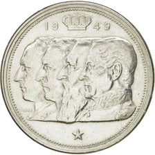Coin, Belgium, 100 Francs, 100 Frank, 1949, EF(40-45), Silver, KM:139.1