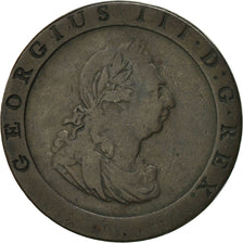 Gran Bretagna, George III, Penny, 1797, MB+, Rame, KM:618