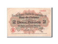 Luxembourg, 2 Francs, 1914, KM #28, EF(40-45)