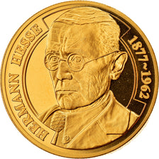 Switzerland, Medal, Herman Hesse, MS(64), Copper-Nickel Gilt