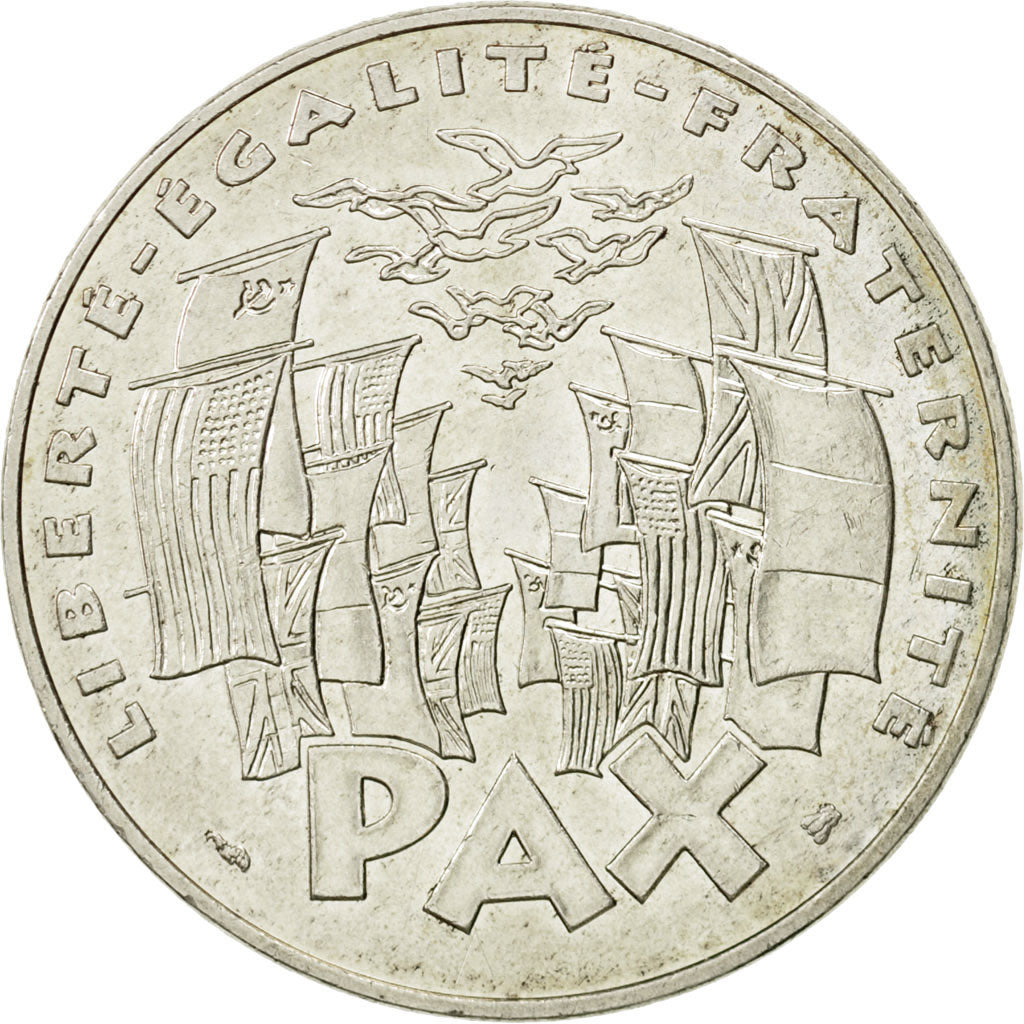 France, 8 mai 1945, 100 Francs, 1995, AU(50-53), Silver, KM:1116.1, Gadoury:952