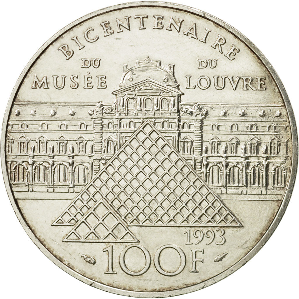 France, 100 Francs, 1993, AU(50-53), Silver, KM:1017, Gadoury:924