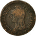 Moneta, Francia, Dupré, Decime, 1798, Paris, MB, Bronzo, KM:644.1, Gadoury:187