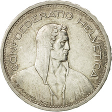 Coin, Switzerland, 5 Francs, 1954, Bern, EF(40-45), Silver, KM:40
