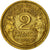 Munten, Frankrijk, Morlon, 2 Francs, 1935, Paris, ZF, Aluminum-Bronze, KM:886