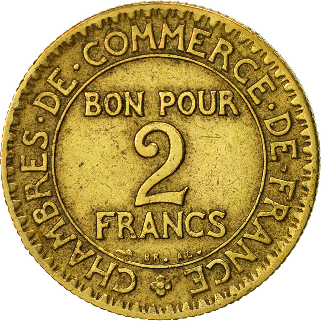 Münze, Frankreich, Chambre de commerce, 2 Francs, 1924, Paris, SS+