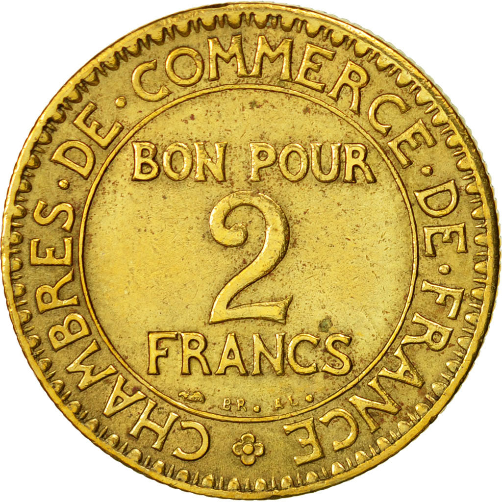 Monnaie, France, Chambre de commerce, 2 Francs, 1926, Paris, TTB+