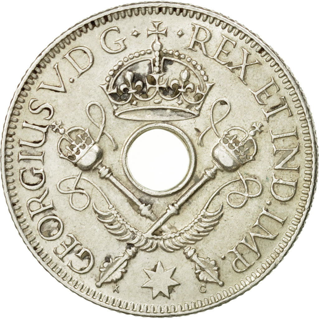 Coin, NEW GUINEA, Shilling, 1935, AU(55-58), Silver, KM:5