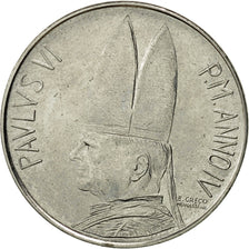 Münze, Vatikanstadt, Paul VI, 100 Lire, 1966, VZ, Stainless Steel, KM:90