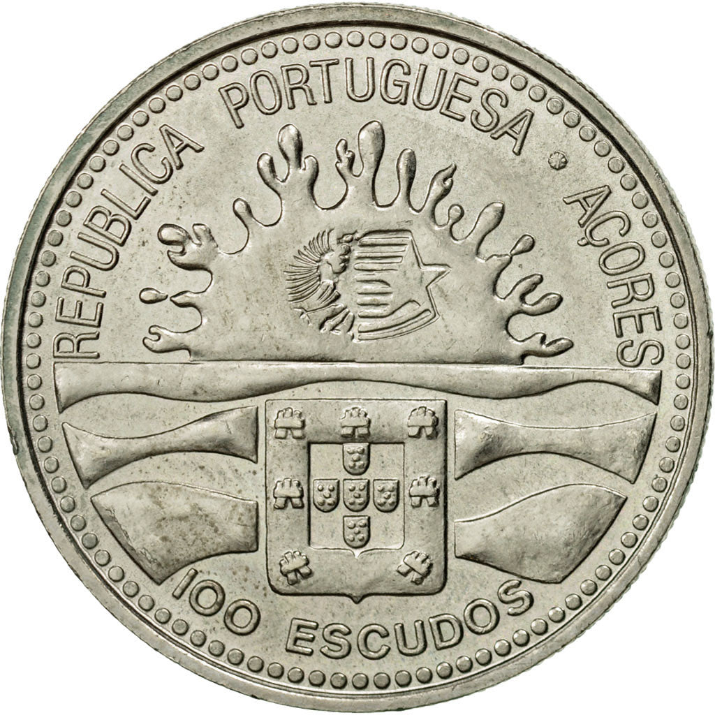 Coin, Portugal, 100 Escudos, 1995, AU(55-58), Copper-nickel, KM:680