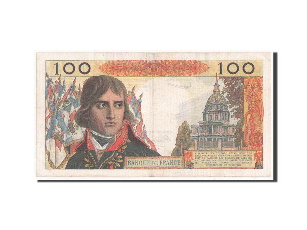 Banknote, France, 100 Nouveaux Francs, 100 NF 1959-1964 ''Bonaparte'', 1964