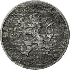 BOHEMIA & MORAVIA, 10 Haleru, 1941, EF(40-45), Zinc, KM:1