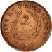 Argentina, BUENOS AIRES, 2 Réales, 1840, Buenos Aires, VF(20-25), Copper, KM:8