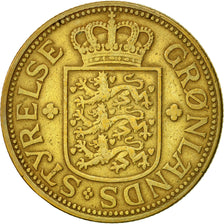 Greenland, Krone, 1926, EF(40-45), Aluminum-Bronze, KM:8