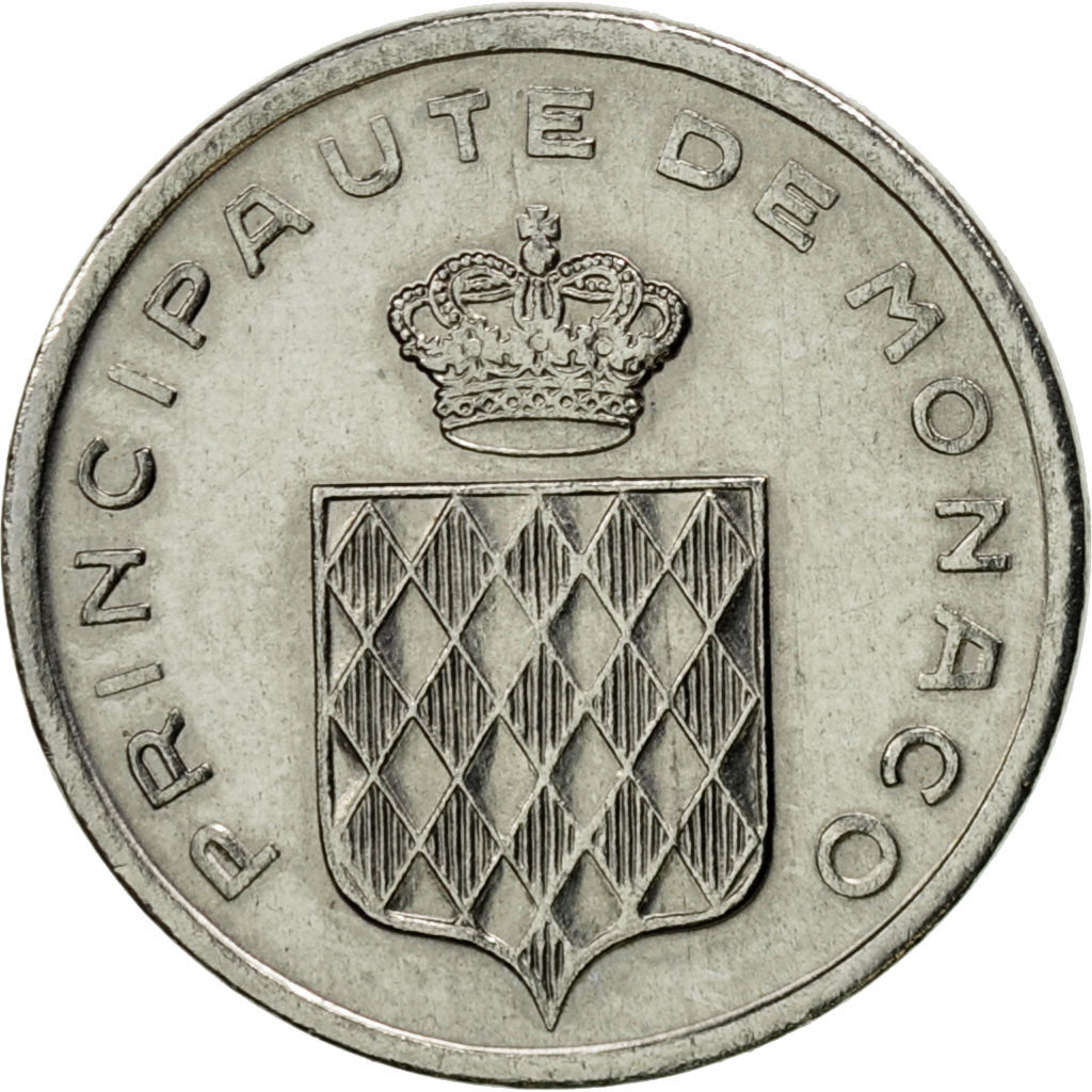Monaco, Rainier III, Centime, 1979, AU(55-58), Stainless Steel, KM:155