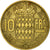 Munten, Monaco, Rainier III, 10 Francs, 1950, ZF, Aluminum-Bronze, KM:130