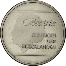 Moneta, Aruba, Beatrix, Florin, 1989, Utrecht, AU(55-58), Stal niklowana, KM:5