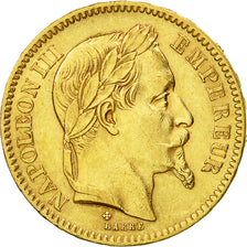 Coin, France, Napoleon III, Napoléon III, 20 Francs, 1865, Strasbourg
