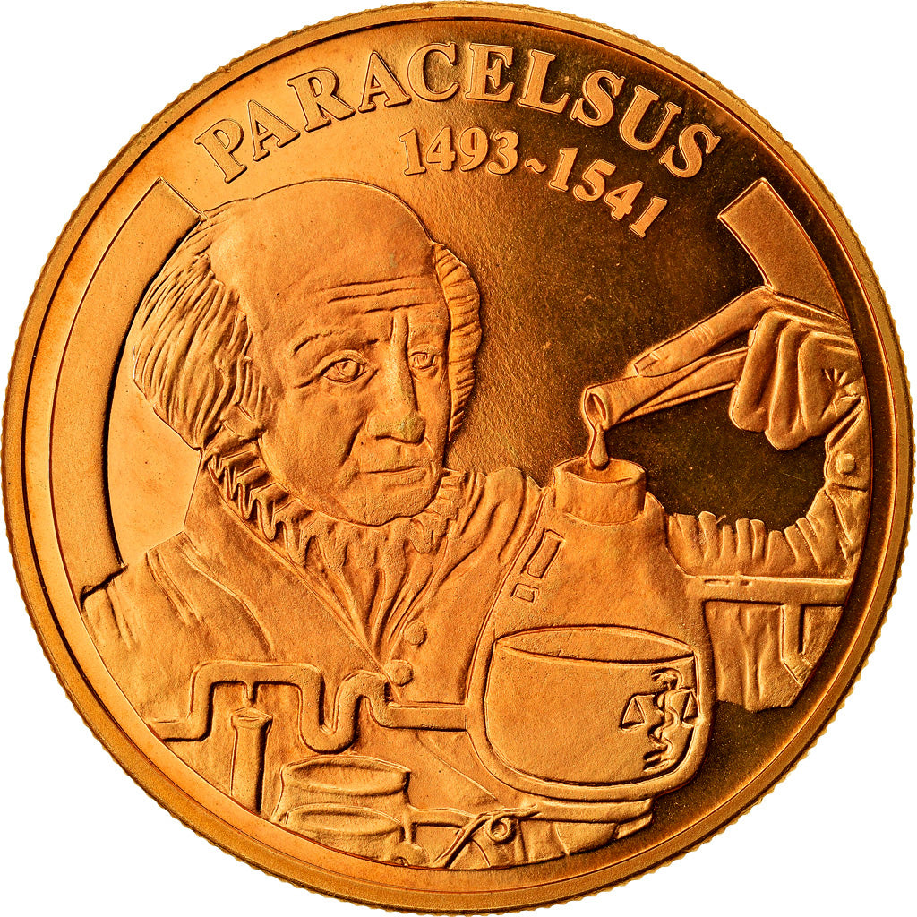 Zwitserland, Medaille, Paracelsus, Sciences & Technologies, UNC, Copper-Nickel