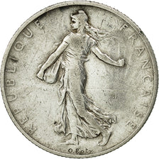 Moneta, Francia, Semeuse, 2 Francs, 1910, Paris, MB+, Argento, KM:845.1