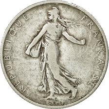 Monnaie, France, Semeuse, 2 Francs, 1909, Paris, TB, Argent, KM:845.1