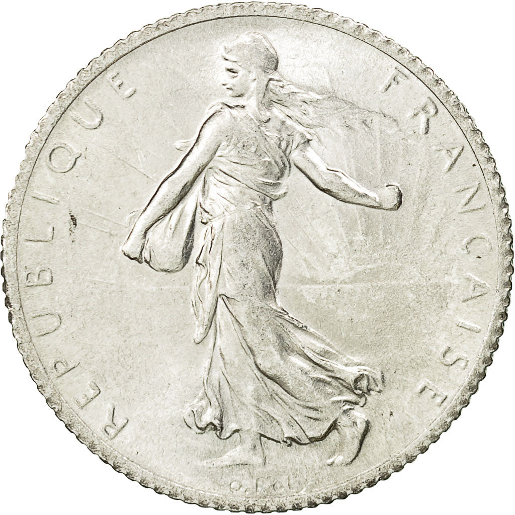Münze, Frankreich, Semeuse, Franc, 1920, Paris, VZ, Silber, KM:844.1
