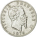 Italy, Vittorio Emanuele II, 5 Lire, 1870, Milan, VF(30-35), Silver, KM:8.3