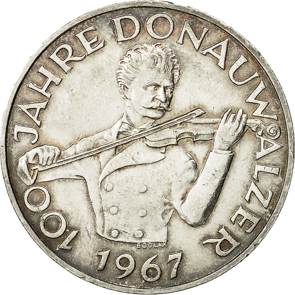 Coin, Austria, 50 Schilling, 1967, AU(55-58), Silver, KM:2902