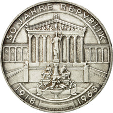 Coin, Austria, 50 Schilling, 1968, AU(55-58), Silver, KM:2904.1