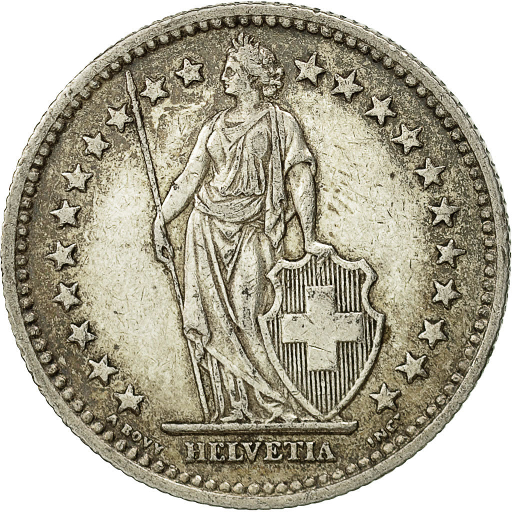 Coin, Switzerland, 2 Francs, 1941, Bern, EF(40-45), Silver, KM:21