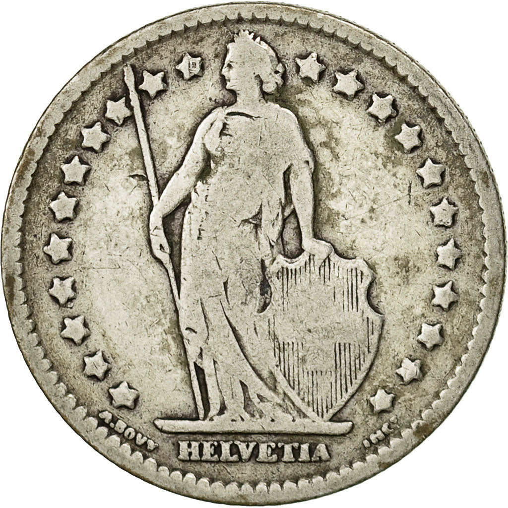 Coin, Switzerland, Franc, 1904, Bern, VF(20-25), Silver, KM:24