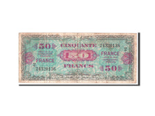 Francia, 50 Francs, 1944 Flag/France, 1944, KM:122b, MB, Fayette:VF24.2