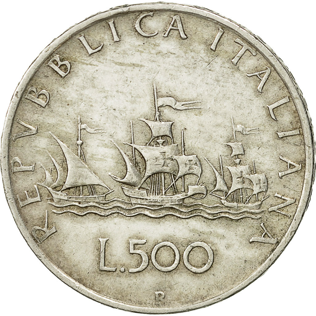 Italy, 500 Lire, 1960, Rome, EF(40-45), Silver, KM:98