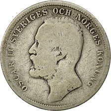 Coin, Sweden, Oscar II, Krona, 1987, VF(20-25), Silver, KM:760