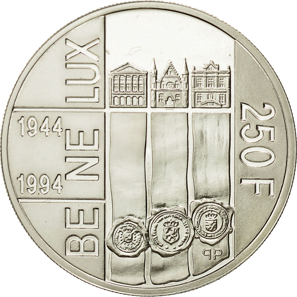 Lussemburgo, Jean, 250 Francs, 1994, FDC, Argento, KM:68