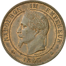 Münze, Frankreich, Napoleon III, Napoléon III, 10 Centimes, 1863, Paris, VZ