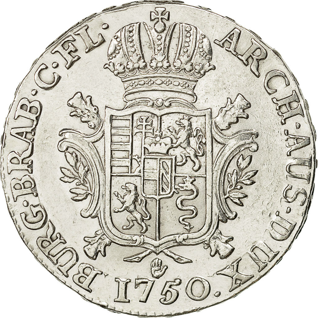 Coin, AUSTRIAN NETHERLANDS, Maria Theresa, Ducaton, 1750, Antwerp, AU(50-53)