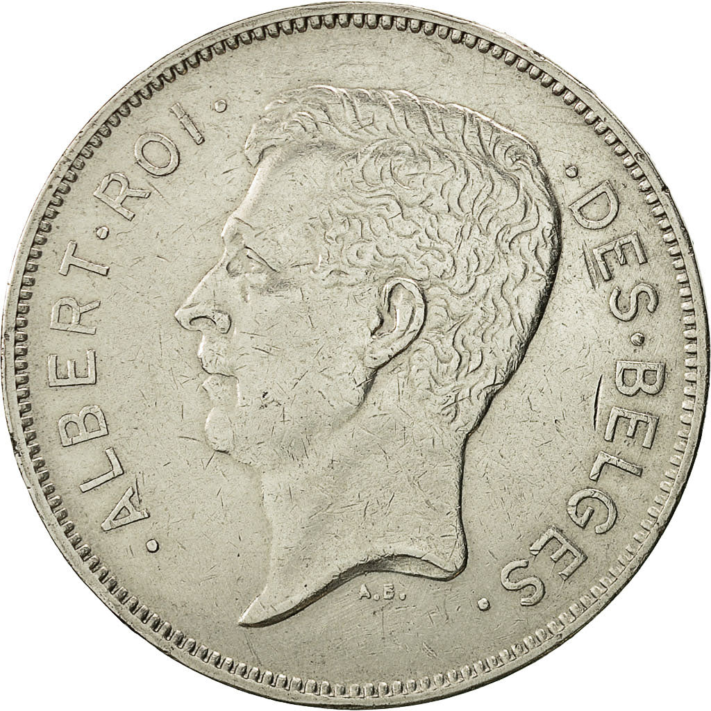 Münze, Belgien, 20 Francs, 20 Frank, 1931, SS, Nickel, KM:101.1