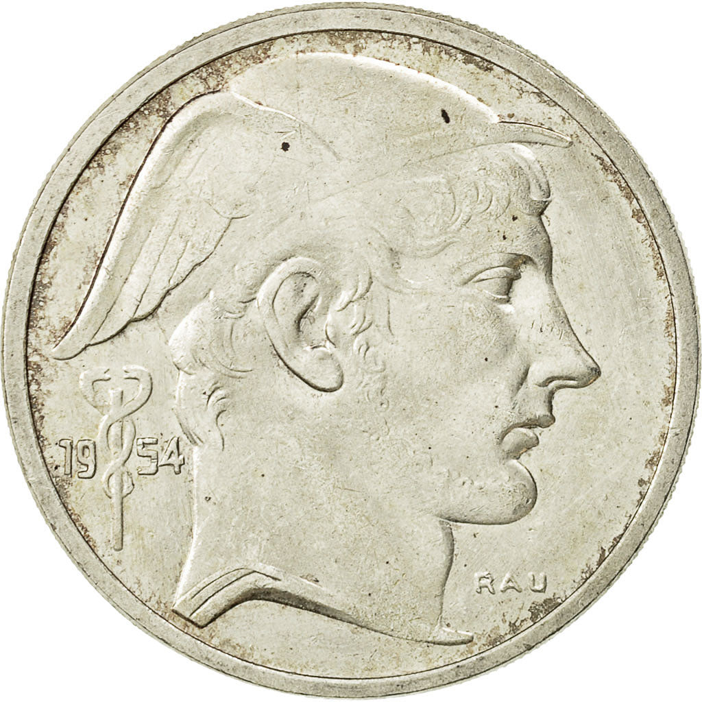 Monnaie, Belgique, 50 Francs, 50 Frank, 1954, TTB+, Argent, KM:136.1