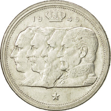 Moneda, Bélgica, 100 Francs, 100 Frank, 1949, EBC, Plata, KM:138.1