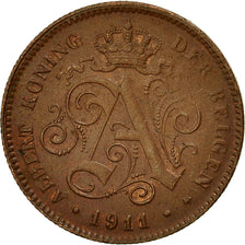 Coin, Belgium, Albert I, 2 Centimes, 1911, AU(50-53), Copper, KM:65